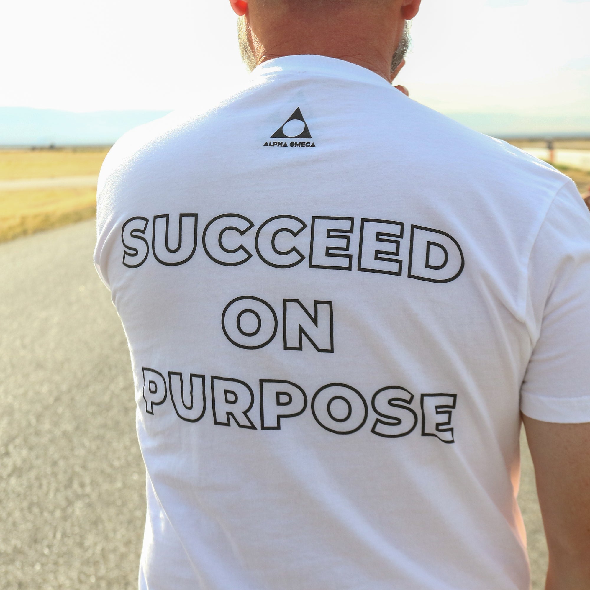 Work To Succeed Crew Neck Tee