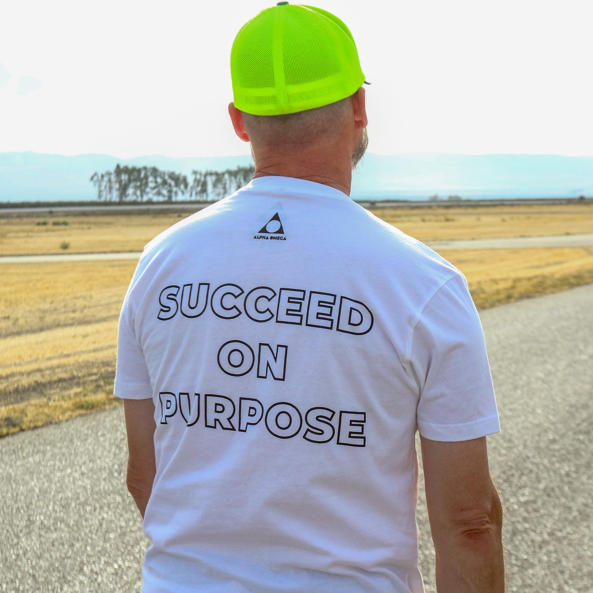 Work To Succeed Crew Neck Tee