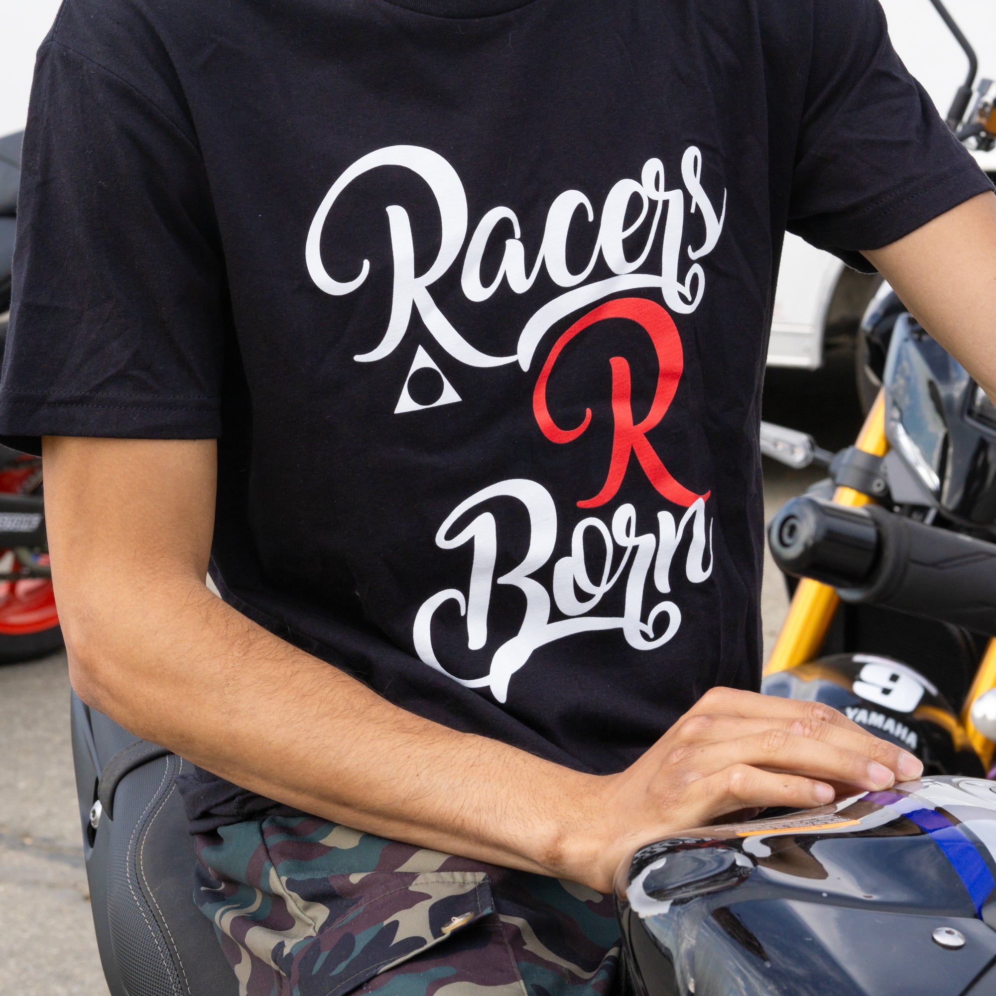 Racers R Born Crew Neck Tee