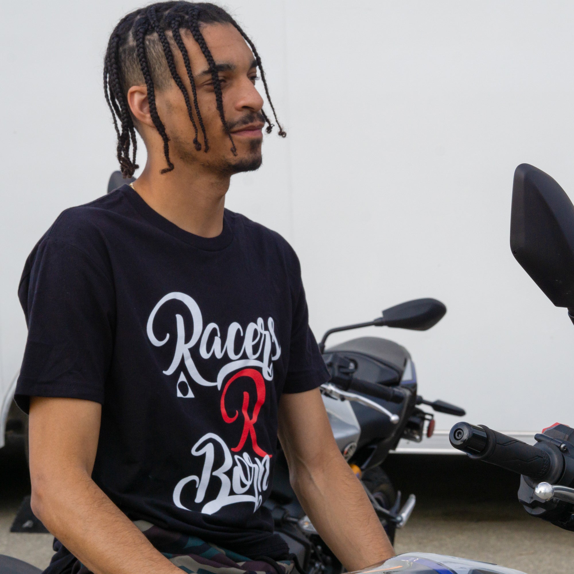 Racers R Born Crew Neck Tee