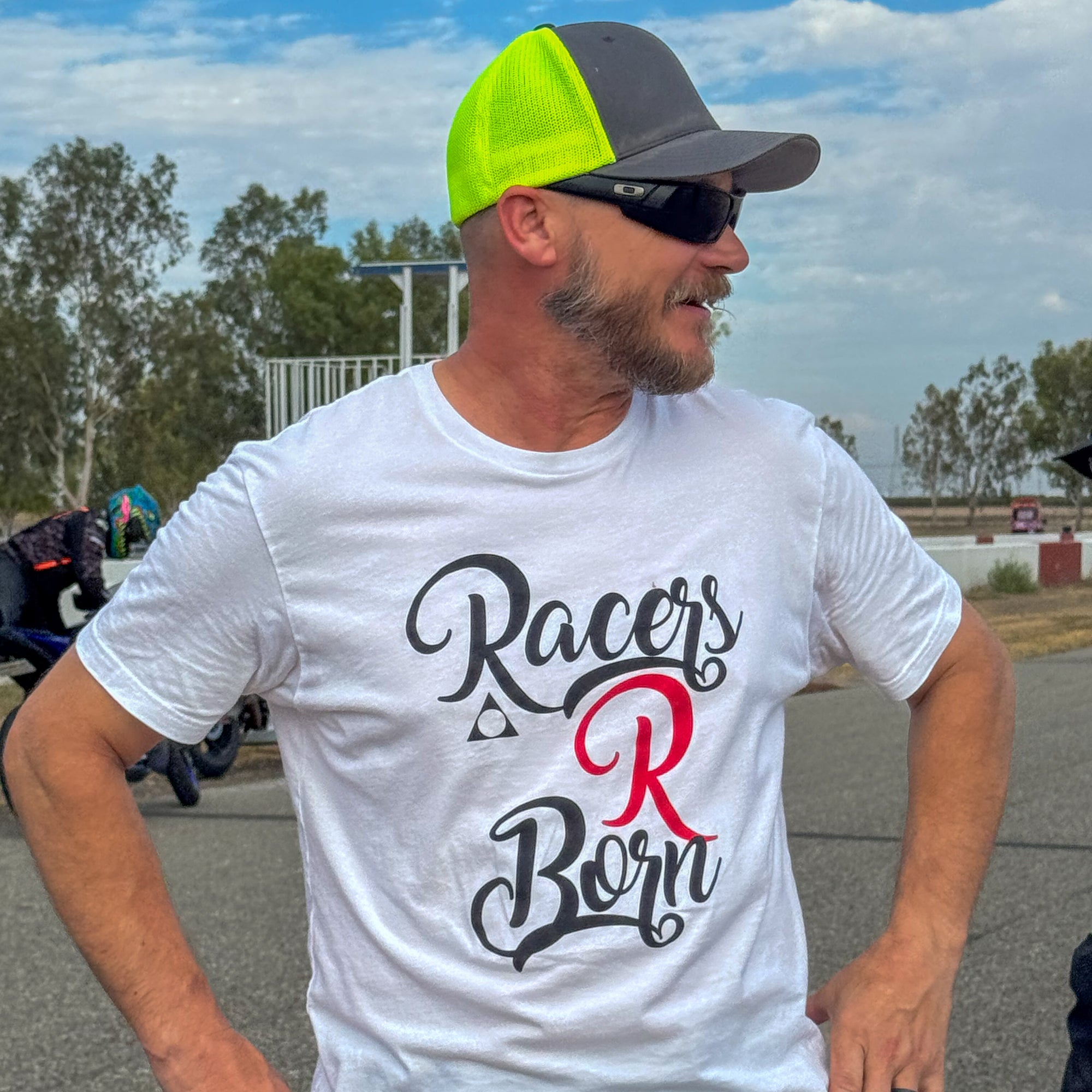 Racers R Born Crew Neck Tee