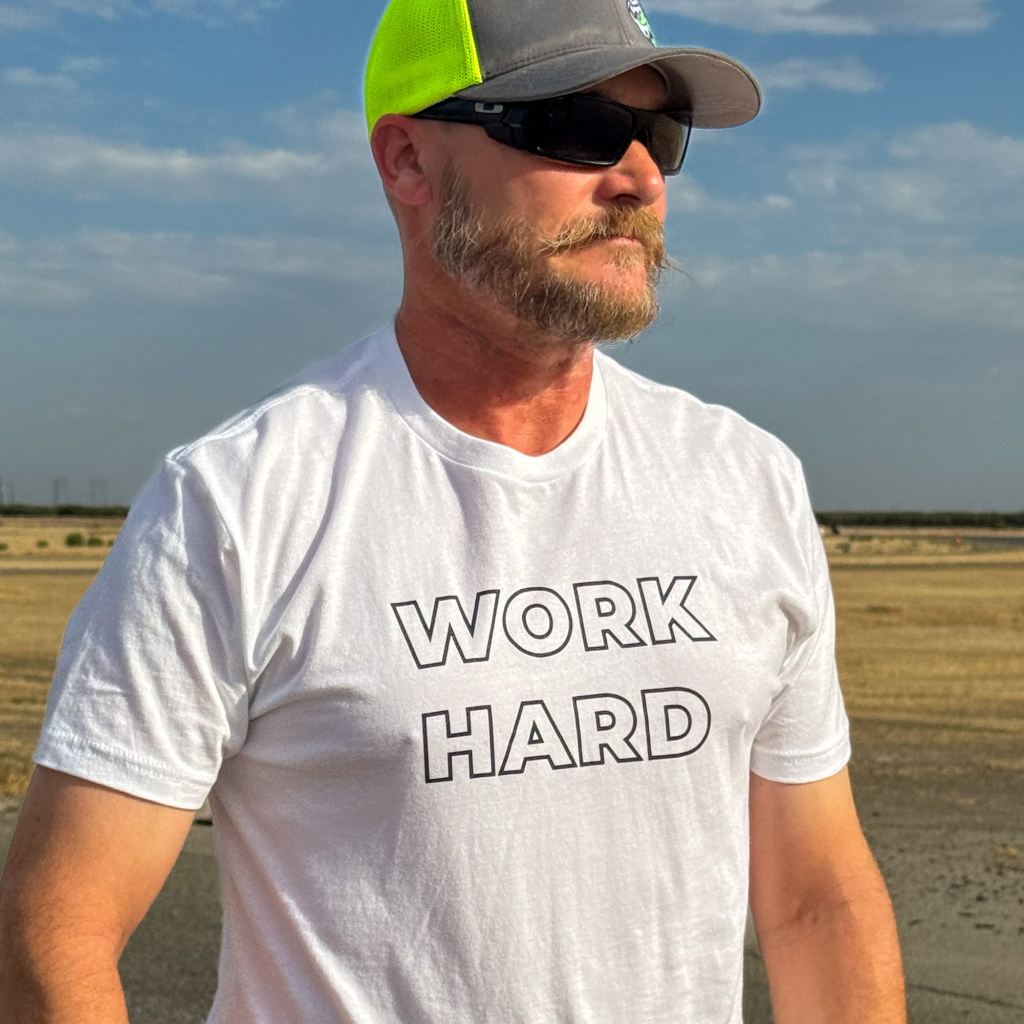 Work To Succeed Crew Neck Tee