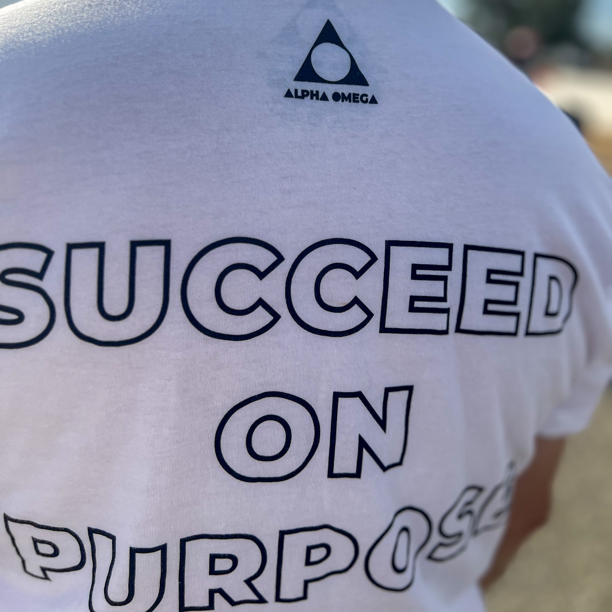 Work To Succeed Crew Neck Tee