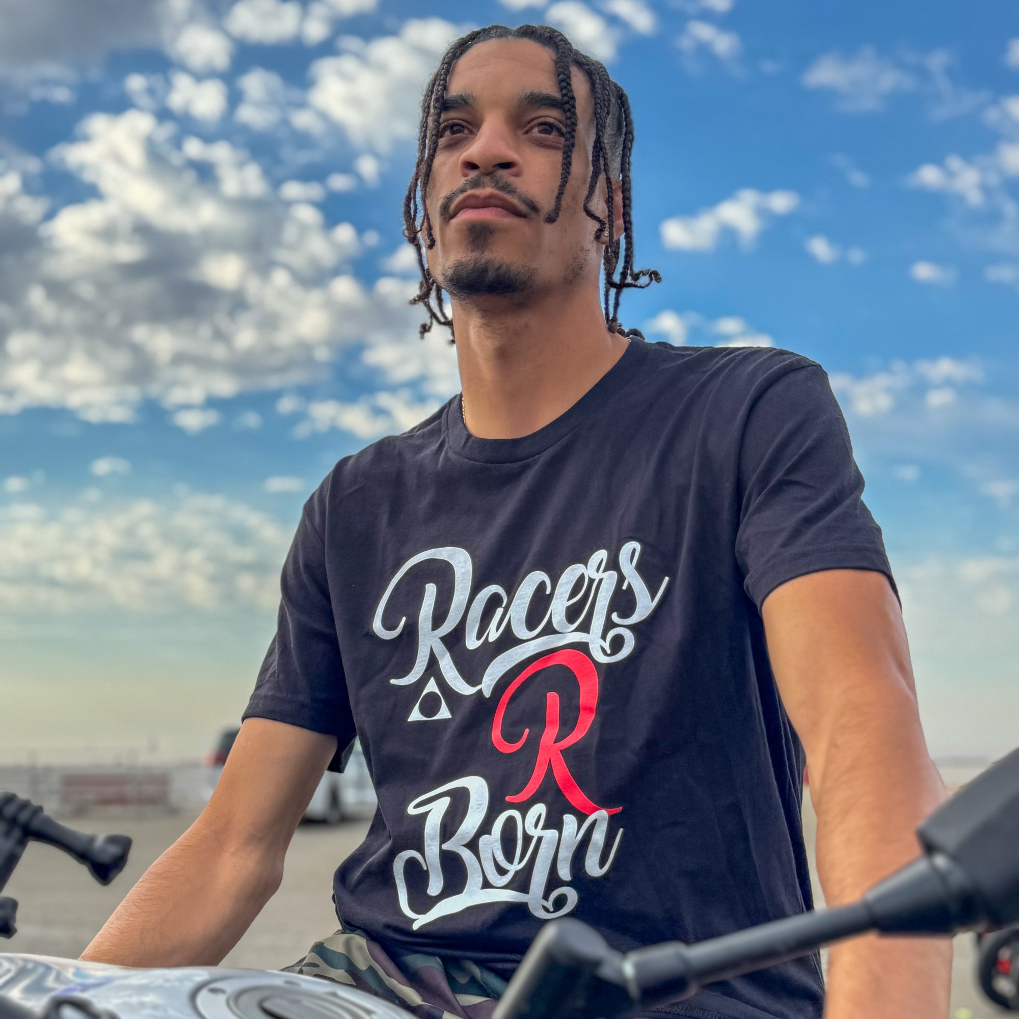 Racers R Born Crew Neck Tee