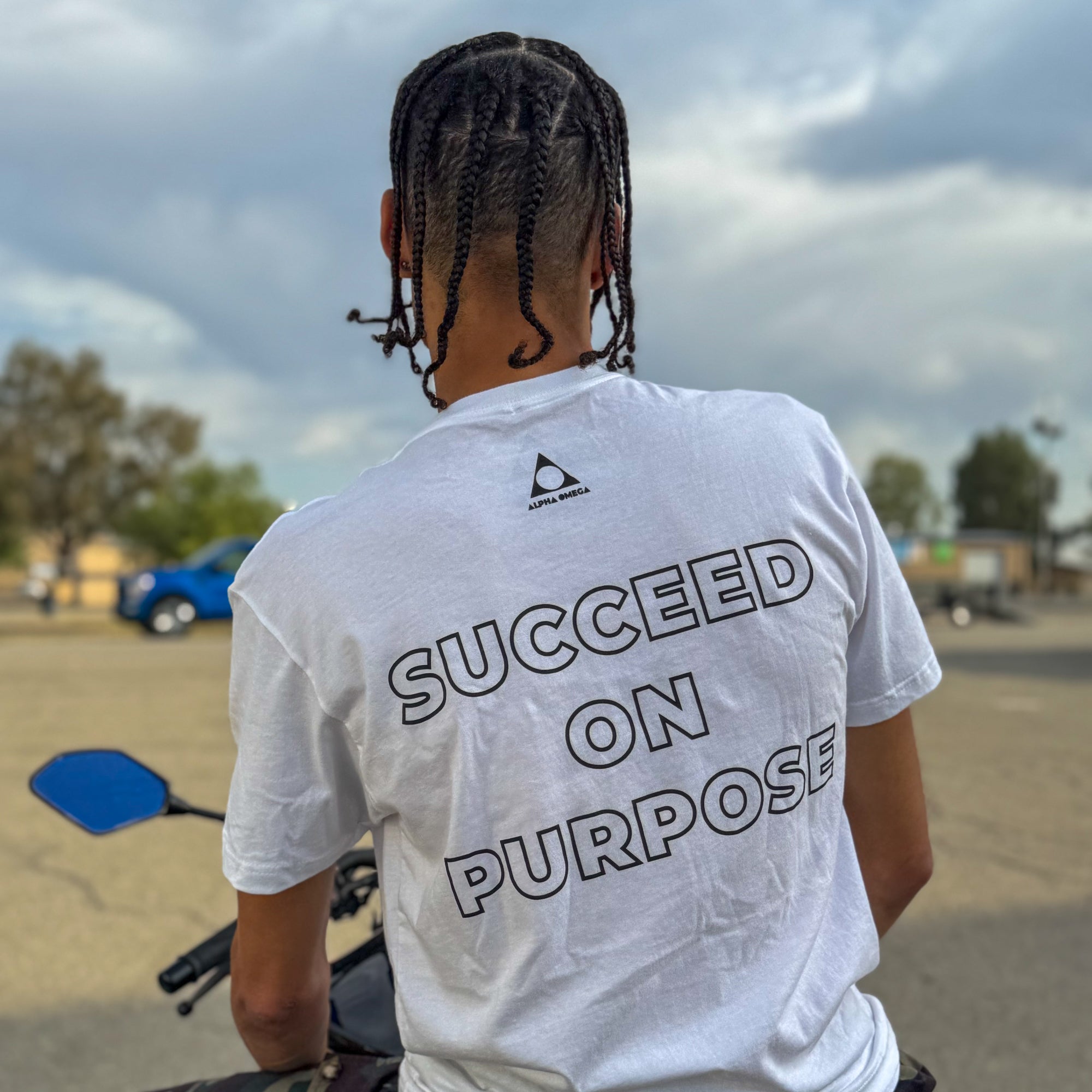 Work To Succeed Crew Neck Tee